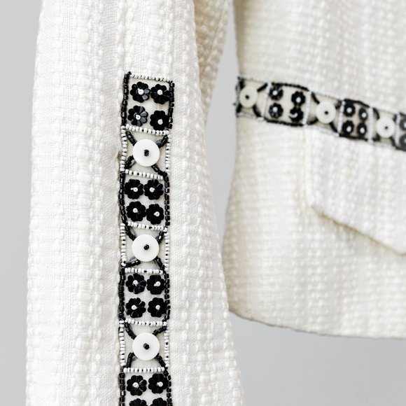 Chanel S/S 03 Beaded Zip Jacket - Picture 7 of 13